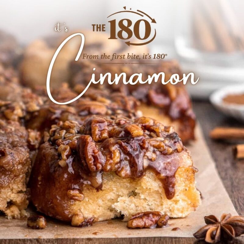 cinnamon rolls with pecan